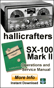 Hallicrafters Original 1954 Hallicrafters Radio Model 5R230 Wire Schematic Repair Manual 