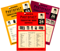 Photofact Transistor Radio Service