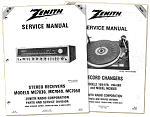 Zenith Factory Service Manuals